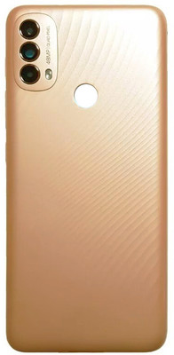 HQP for Motorola Moto E40 / Moto E30 ( XT2159-3, XT2158-6 ) Battery Back Door Replacement [ With Volume + Power Key and Camera Glass ] Back Panel(Light Pink)