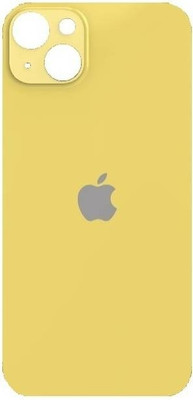 SRaccessories Apple iPhone 14 Plus (Glass) Back Panel(Yellow)
