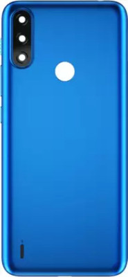 Sandreezz Motorola Moto E7 Power (with Proper Logo) Back Panel(Tahiti Blue)