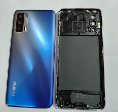 AAA Spares For Realme X7 (5g) body housing (with Camera Lens,Midle Ring,Key) Full Panel(Blue)