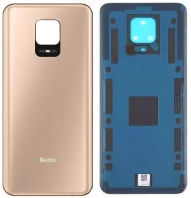 Sandreezz Xiaomi Redmi Note 9 Pro (Glass) (with Proper Logo) Back Panel(Champagne Gold)