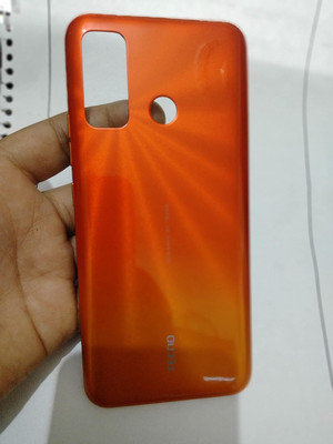 Kraze4blaze Tecno Spark 5 Pro (With Proper Logo) Back Panel(Spark Orange)