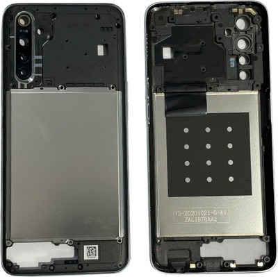Unique4Ever Realme 6 ( RMX2001 ) Middle Ring Back Panel(Comet White)