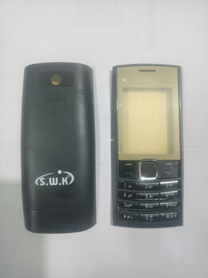 HS Enterprises nokia x202 body frount & back x202 body frount & back Front & Back Panel(black)