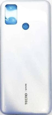 AAA Spares Tecno Spark 6 air (KE6) Housing Body Back Panel(White)