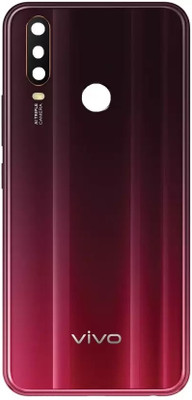 Purplesavvy Vivo Y12 With Side Volume & Power Buttons Back Panel(Red)