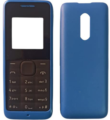 imbi Nokia 105 2013 Single Sim Model Front Back Body With Keypad Front & Back Panel(Blue)