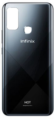 HQP for Infinix Hot 9 Play ( X680, X680B, X680C ) Battery Back Door Replacement [ With Volume and Power Key ] Back Panel(Midnight Black)