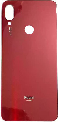 Tusail Redmi Note 7 Pro Replacement Back Glass, Back Panel(Red)