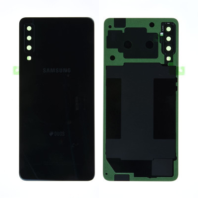 SPAREWARE SAMSUNG A7 2018 - Black (WITH LENS) Back Panel(Black)