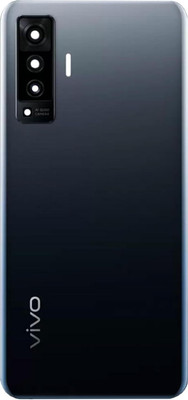 FixHub VIVO X50 BACK PANEL with Camera Lens Glass COMPATIBLE Back Panel(MATT BLACK)