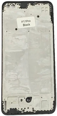 Kraze4blaze Oppo F17 Pro (Original Front Housing LCD Frame) Front Panel(Black)