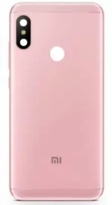 KezeMize Xiaomi Redmi 6 Pro (with Proper Logo) Back Panel(Rose Gold)