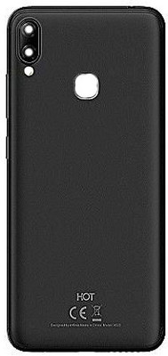 imbi Infinix Hot 6X (X623) With Power And Volume Button Camera Glass Back Panel(Black)