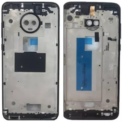 Sandreezz Motorola Moto G7 (Original Front Housing LCD Frame) Front Panel(Black)