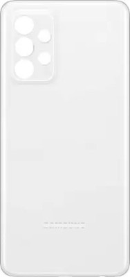 SRaccessories Samsung Galxy A52 (with Proper Logo) Back Panel(Awesome White)