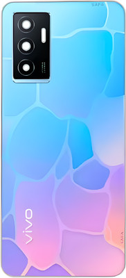 SRaccessories VIVO Y75 (4G) With Camera Ring Lens Back Panel(Dancing waves)
