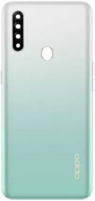 Sandreezz Oppo A31 2020 (With Middle Ring Camera Lens & Side Volume Power Buttons) Back Panel(Fantasy White)