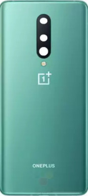 SRaccessories ONEPLUS 8 (Glass) Quality WITH CAMERA LENS Back Panel(Glacial Green)