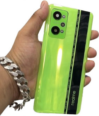 KezeMize Realme GT Neo 2 (Glass)(Best Quality)(With Proper Logo) Back Panel(Green)