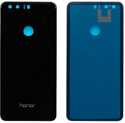 Kraze4blaze Honor 8 (Best Quality)(With Proper Logo)(Glass) Back Panel(Black)