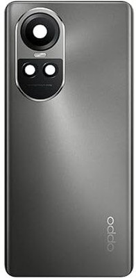 KezeMize Oppo Reno 10 5G (Best Quality)(With Camera Lens)(With Proper Logo) Back Panel(Silvery Grey)
