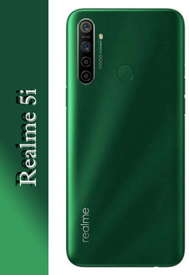 Shopp Up Realme 5i with Camera lance +power key volum key Back Panel(Green)