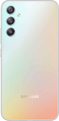 FixHub Samsung Galaxy A34 5G BACK GLASS COMPATIBLE Back Panel(silver)
