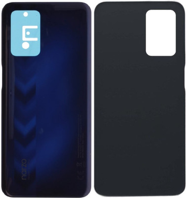 Sandreezz Realme Narzo 30 5G (Best Quality) (with Proper Logo) Back Panel(Racing Blue)