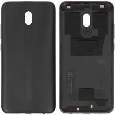 SRaccessories Redmi 8A Back Panel(Black)