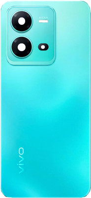 Sandreezz Vivo V25 (5G) (Glass) (With Camera lens Ring) (with Proper Logo) Back Panel(Surfing Blue)