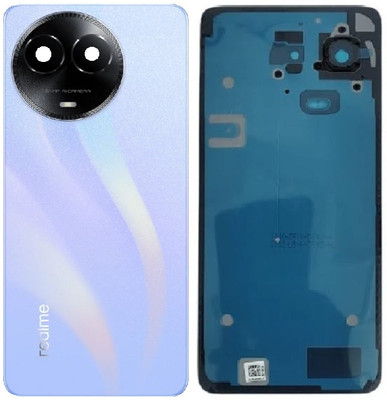 Sandreezz Realme 11x (5G) (Best Quality) (with Camera Lens Ring) (with Proper Logo) Back Panel(Purple Dawn)