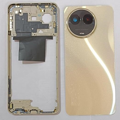 AAA Spares For Realme 11 (5g) body housing (with Camera Lens,Midle Ring,Key) Full Panel(Gold)