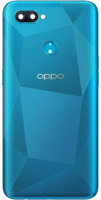 HQP for Oppo A12 ( CPH2083, CPH2077 ) Battery Back Door Replacement [ With Volume and Power Key and Camera Glass ] Back Panel(Blue)