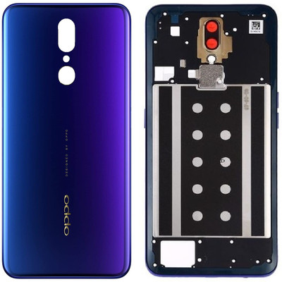 Sandreezz OPPO F11 (Housing Body) (Side Keys with Middle Body) (with Proper Logo) Back Panel(Fluorite Purple)