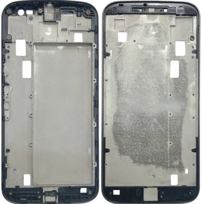 Sandreezz Motorola Moto G4 Plus (Original Front Housing LCD Frame) Front Panel(Black)