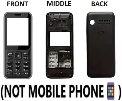 CasinoRetail Jio Phone F320B (NOT A MOBILE PHONE) Full Body Front & Back Panel(Black)