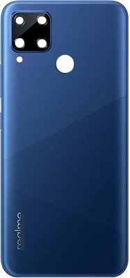 KezeMize Realme C15 (with Proper Logo) Back Panel(Blue)