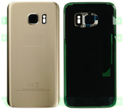 SPAREWARE SAMSUNG Samsung Galaxy S7 -Gold (WITH CAMERA LENS) Back Panel(Gold)