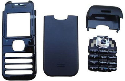 imbi Nokia 6030 (Old Model) Front Back Body With Keypad Front & Back Panel(Black)
