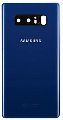 VRAVMO SAMSUNG NOTE 8 (BLUE) WITH CAMERA LENS GLASS Back Panel(BLUE)