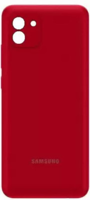 SRaccessories Samsung Galaxy A03 Back Panel(RED)
