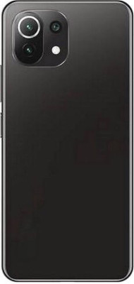 SPAREASP Xiaomi Redmi 11 Lite (Glass) Glossy (With Camera Lens) Black Back Panel(Black)
