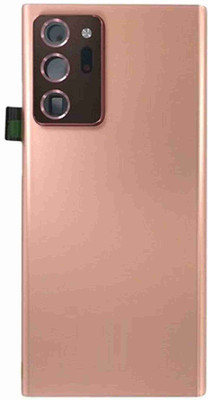 HNVIEW SAMSUNG NOTE 20 ULTRA Back glass panel with camera lens compatible with logo Back Panel(Gold)