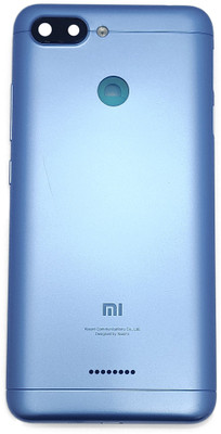 Flipkart SmartBuy Mi Redmi 6 Back Panel(Blue)