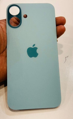 Kraze4blaze Apple iPhone 16 (Best Quality)(With Proper Logo)(Glass) Back Panel(Green)