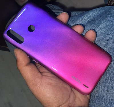 SRaccessories Tecno Spark Go BB4K Back Panel(Purple)
