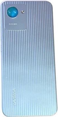 Sandreezz Realme C30s (Back Battery Door Panel) (Best Quality) (with Proper Logo) Back Panel(Royal Blue)