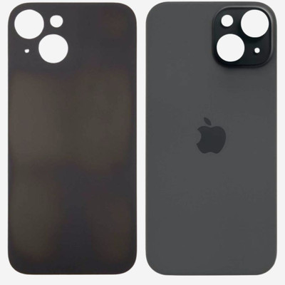 Shkiyo Samsung IPhone 15 Back Panel(Black)