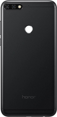 HQP for Honor 7C ( LND-AL30, LND-AL40, AUM-L41, LND-L29, LDN-AL20 ) [ With Volume Keys and Camera Glass ] Battery Back Door Replacement Back Panel(Black)